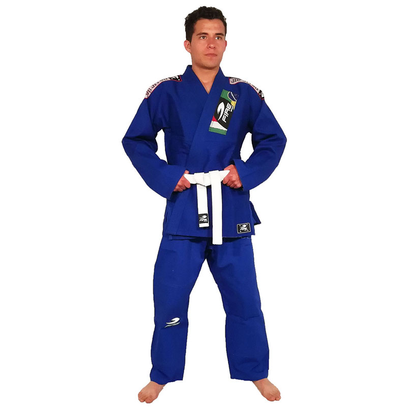 Gi Kimono Fire Sports Azul Adulto Jiu Jitsu Brasileño 550gr