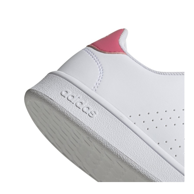 Tenis Adidas Advantage K  blanco-rosa  EF0211