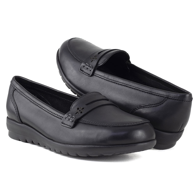ZAPATOS BONITOS DAMA FLEXI 28407 NEGRO MARCA ORIGINAL