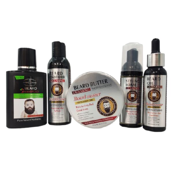 Kit De Cuidado Y Crecimiento De Barba Para Hombres OFERTA 2 X 1