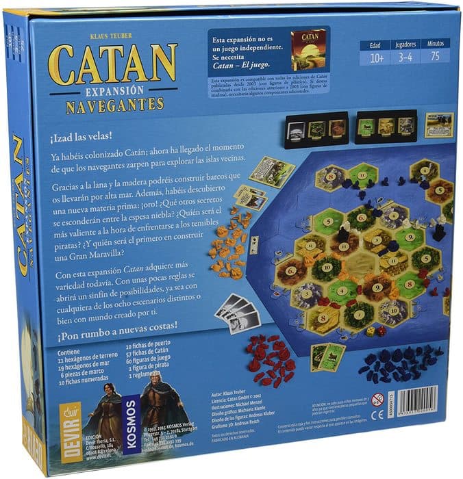 Catan Navegantes Expansión - Juego de Mesa en Español - Devir