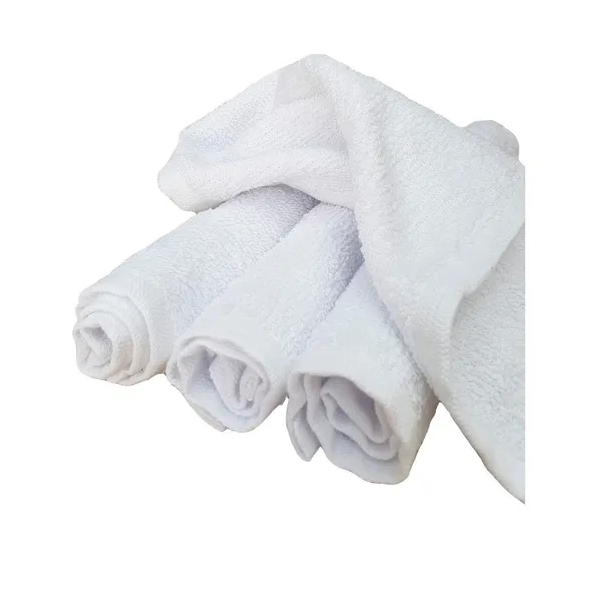 Paquete De 60 Toallas De Manos 30x30 Cm Blanca Mayoreo