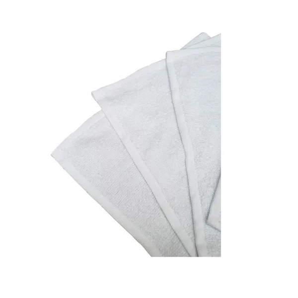 Paquete De 60 Toallas De Manos 30x30 Cm Blanca Mayoreo