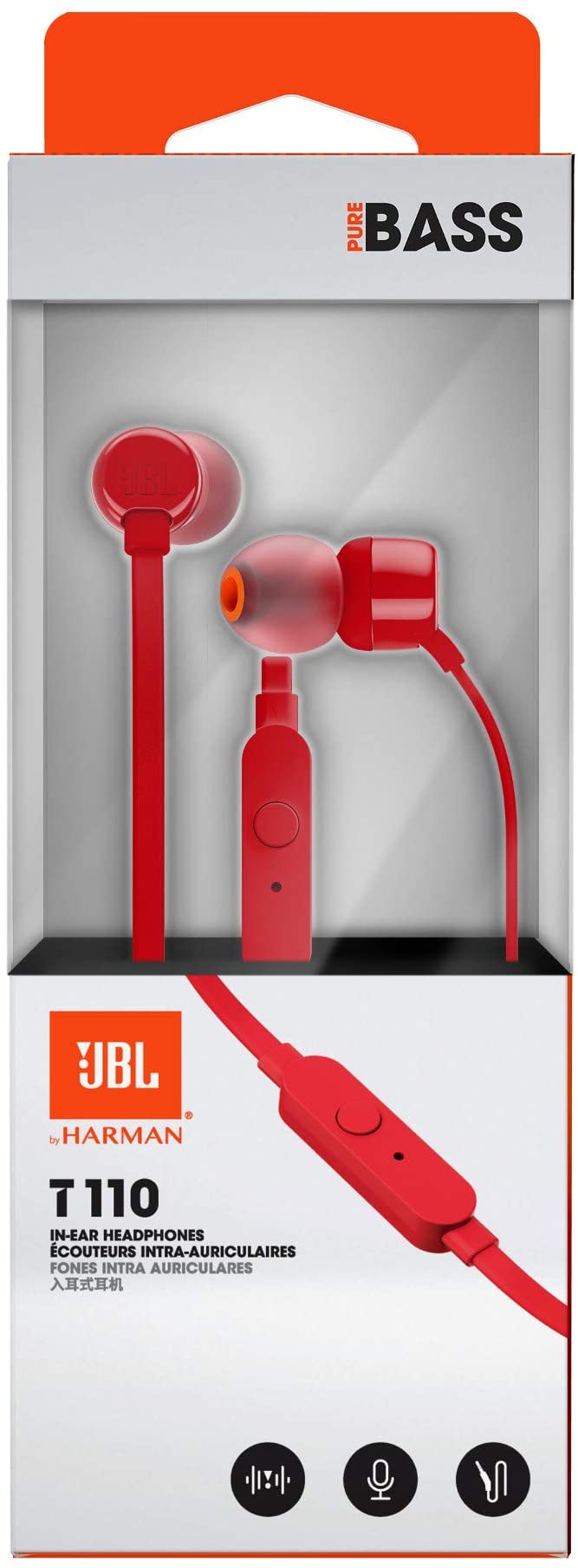 Audífonos JBL TUNE 110 Entrada 3.5mm