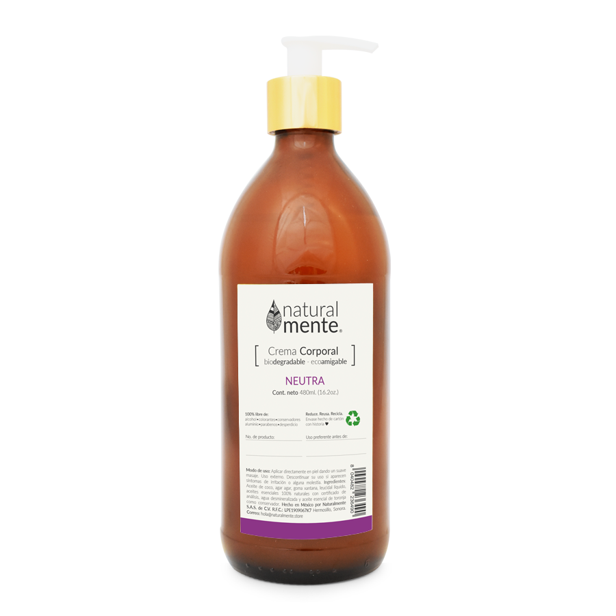 Crema corporal neutra Naturalmente