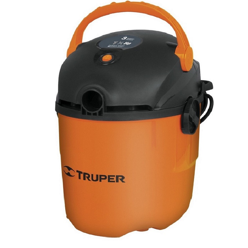 Aspiradora Plástica para auto 3 Galon Líquidos Y Sólidos 12091 Truper Autolavados -limpieza 