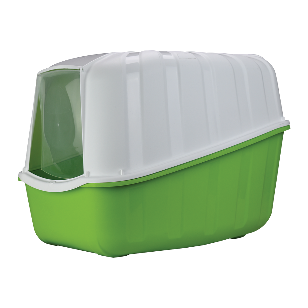 Arenero MPS Para Gatos Con Pala Y Puerta Verde 