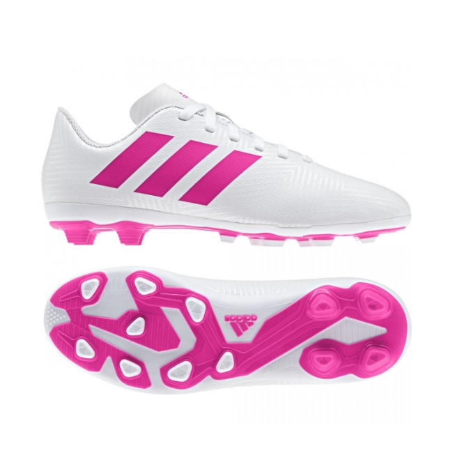 TENIS ADIDAS NEMEZIZ 18.4 FXGJ DE FUTBOL PARA NIÑA CM8511