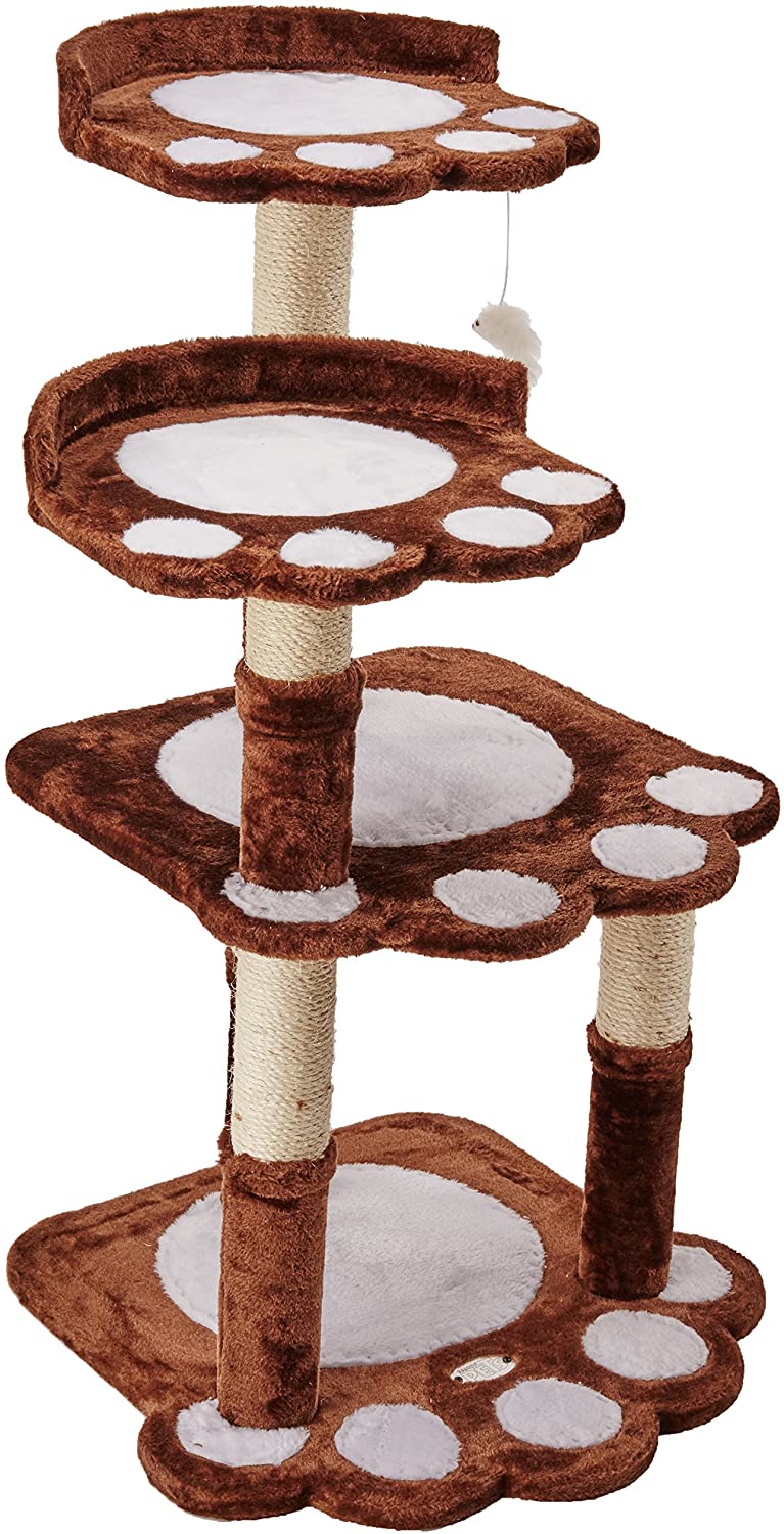 Mueble Rascador Para Gato de 1 Metro En forma de Huella 