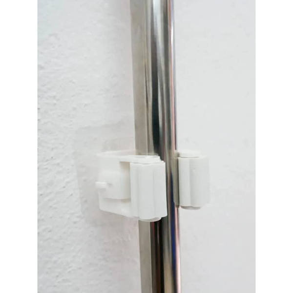 Cubeta Magic Mop con Cepillo, Mopa para Vidrio - 4 Mopas de Repuesto y Sujetador de Pared (Azul)
