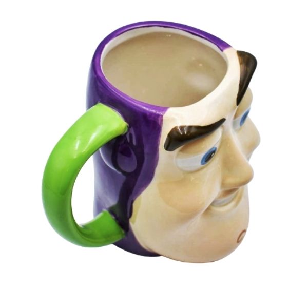 Toy Story Buzz Lightyear Disney Taza 3d Pintada A Mano