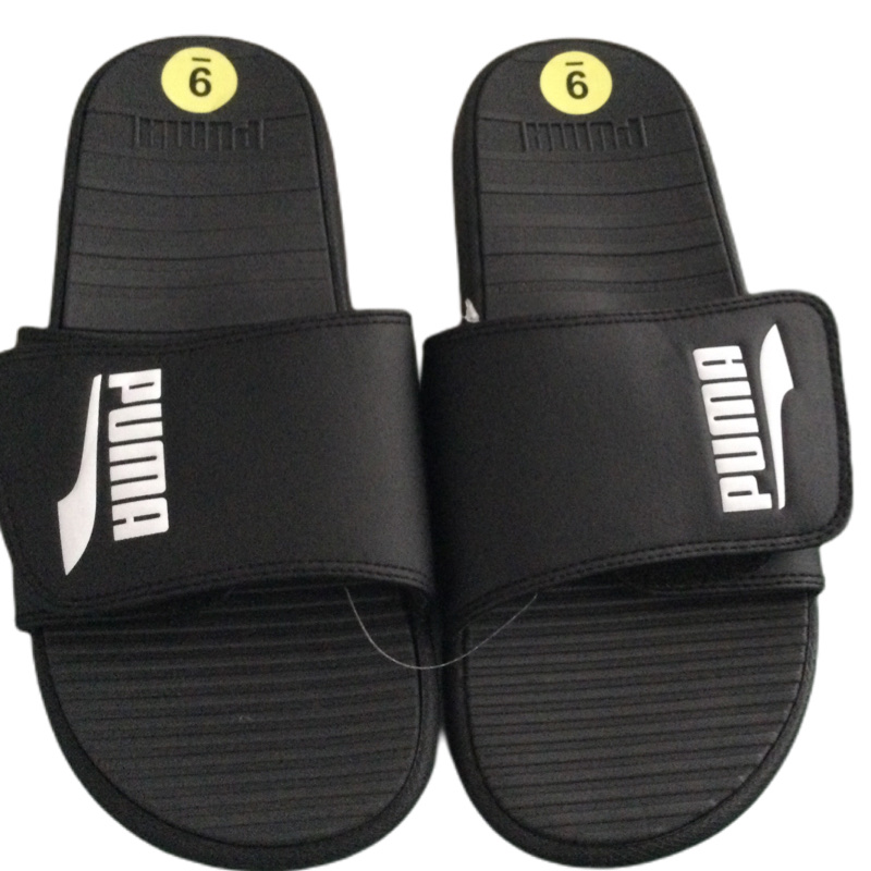 Sandalias Puma Negras Con Velcro Para Ajuste Y Comodidad talla 28-29 cm