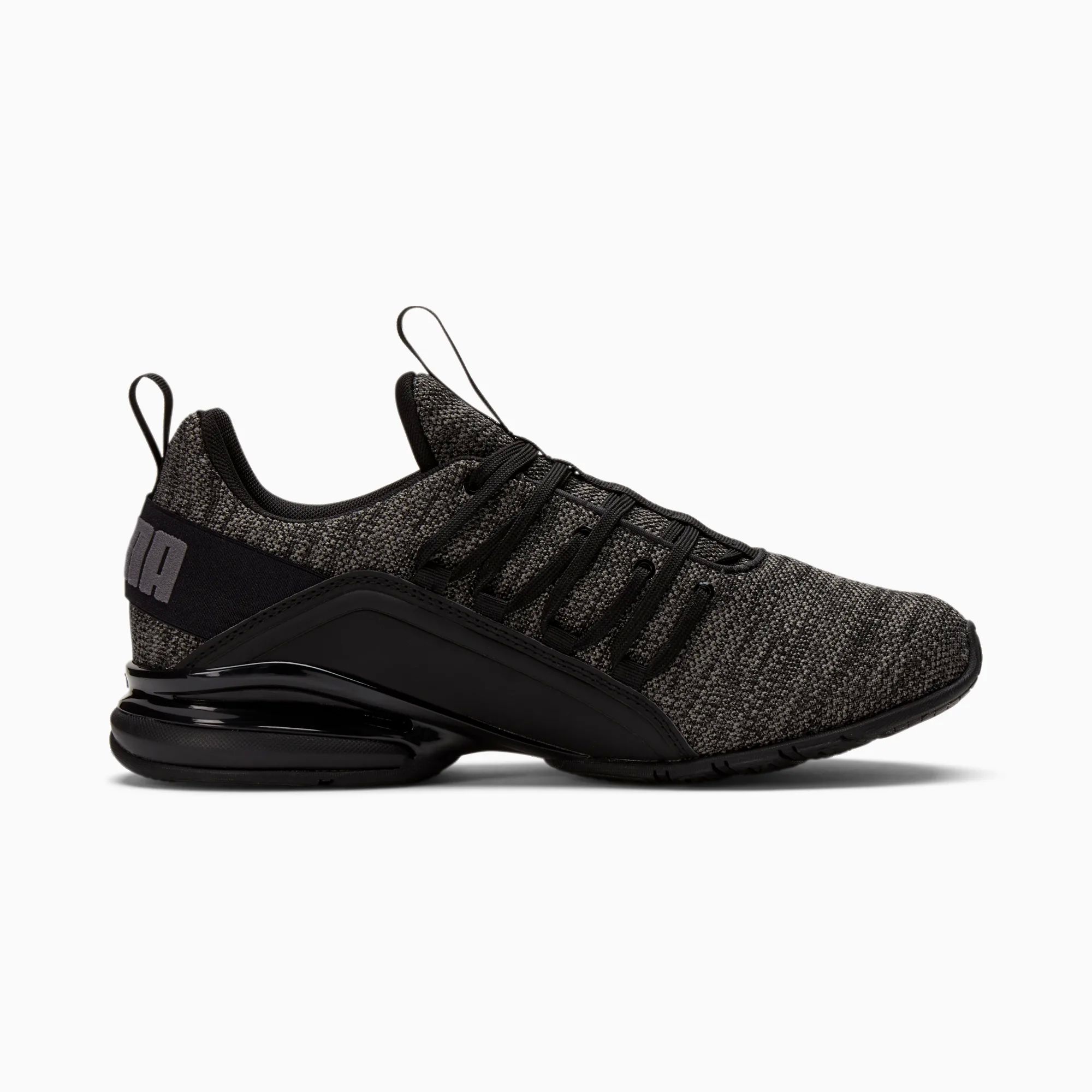 Tenis Puma Axelion Gris Negro de Caballero