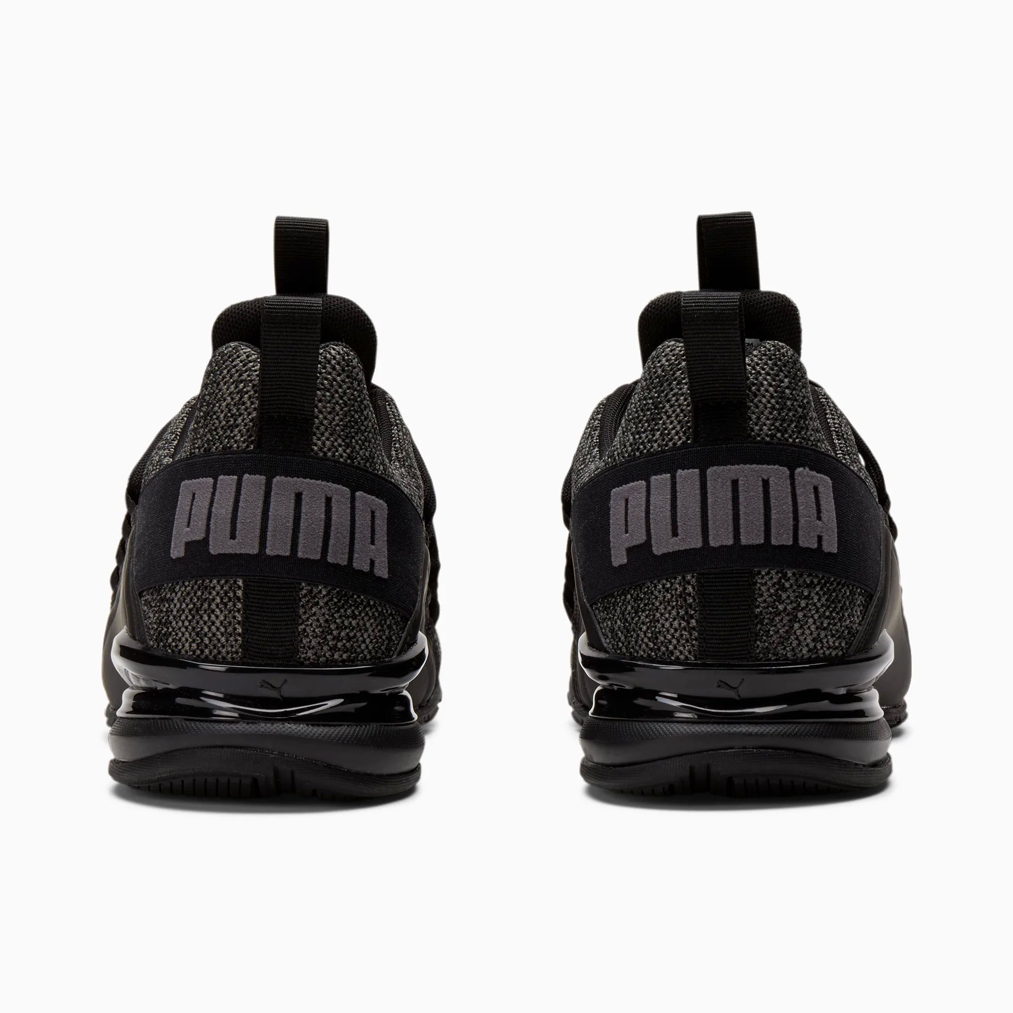 Tenis Puma Axelion Gris Negro de Caballero