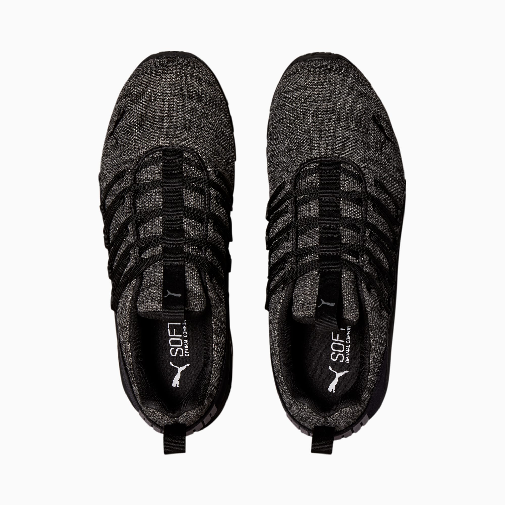 Tenis Puma Axelion Gris Negro de Caballero