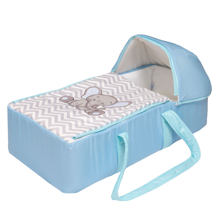 Bambineto para bebé mini cuna con colchón Elefantito