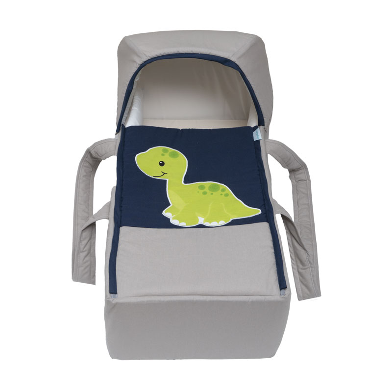 Bambineto para bebé mini cuna con colchón Little Dino