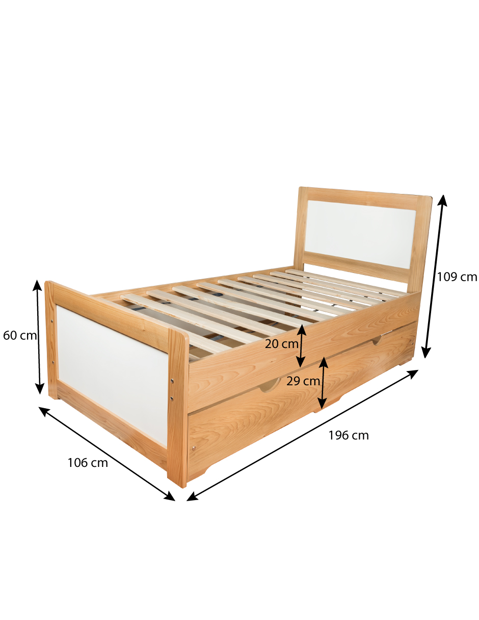 Cama De Madera Para Niños - Estilo Nórdico | Duduk Muebles