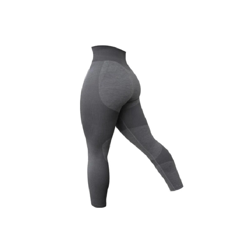 Leggings Deportivos Mallas Para Mujer Ejercicio Gym. Gris. Talla M