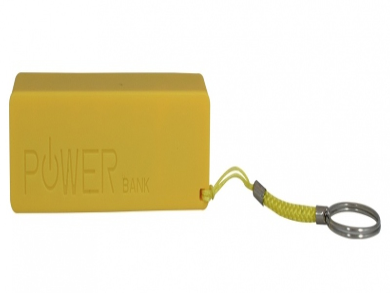 Naceb Power Bank Pila Recargable 2200mah Amarilla Portatil Na-606