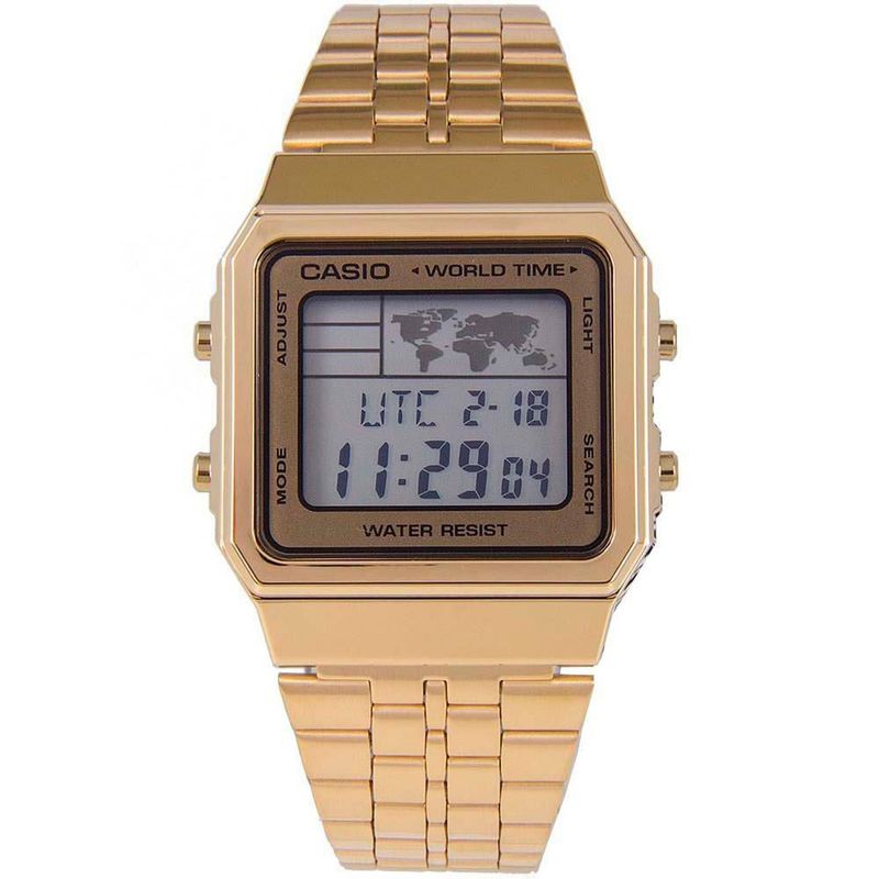  Casio Clásico, Dorado/Negro, Digital : Ropa, Zapatos y Joyería