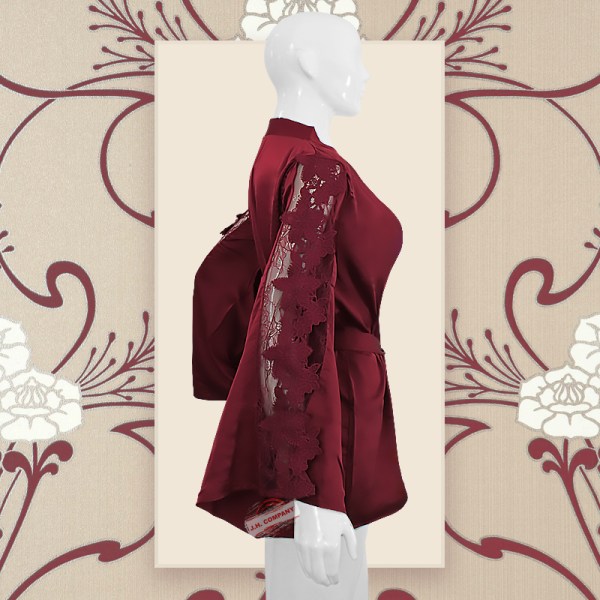 Conjunto Bata + Camison Tanga Para Dama Satin Lenceria 1925