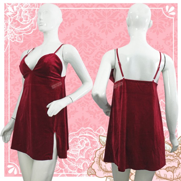 Conjunto Camison + Tanga Para Dama Lenceria Encaje Sexy 1946
