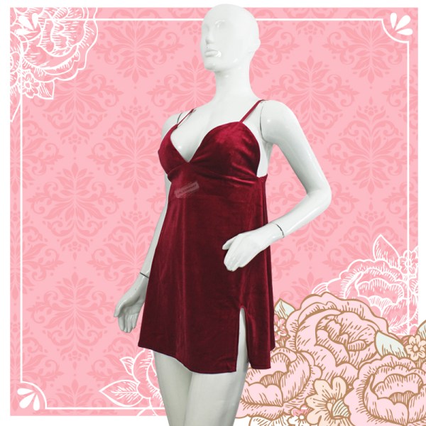 Conjunto Camison + Tanga Para Dama Lenceria Encaje Sexy 1946