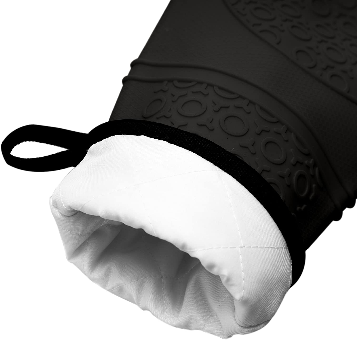 Guantes de silicona Timotech resistentes al calor con forro interno de algodón