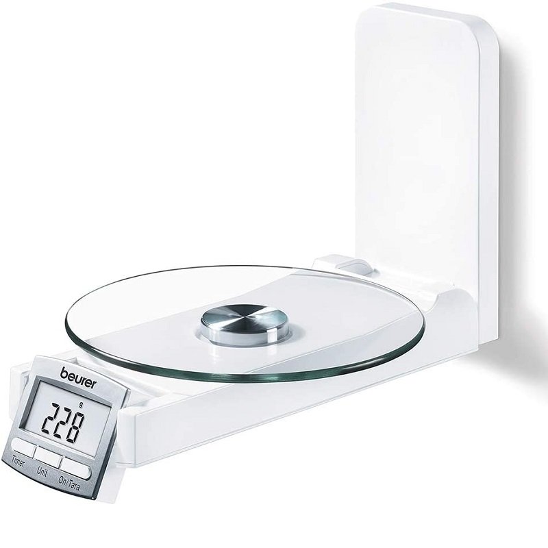 Bascula Digital De Pared Blanca (1gr A 5kg) Ks52 Beurer