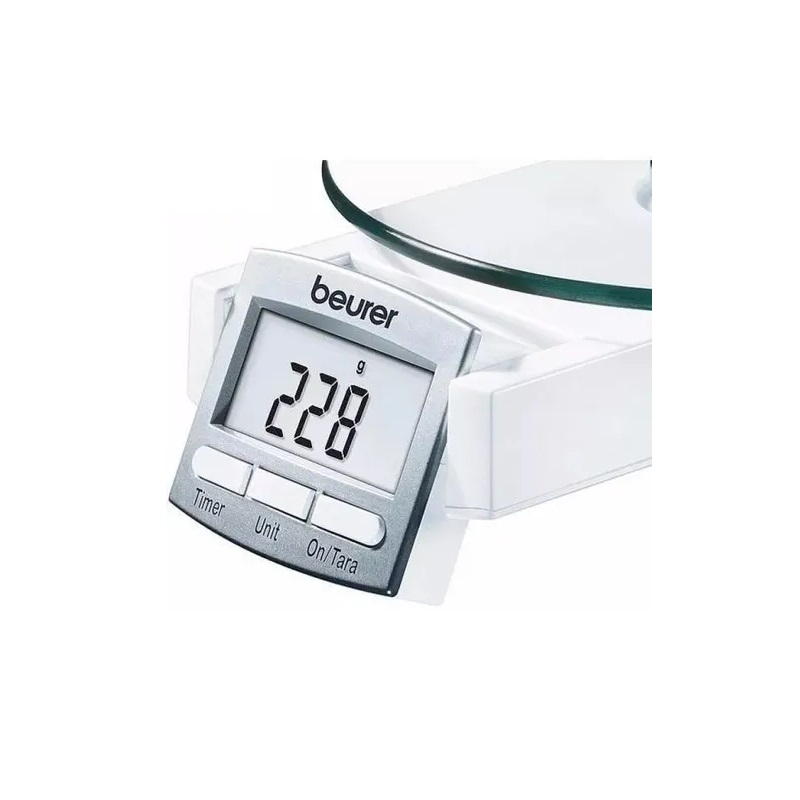 Bascula Digital De Pared Blanca (1gr A 5kg) Ks52 Beurer