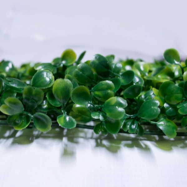 24 Piezas Follaje Artificial Para Muro Verde Oscuro Jardín 40x60 cm