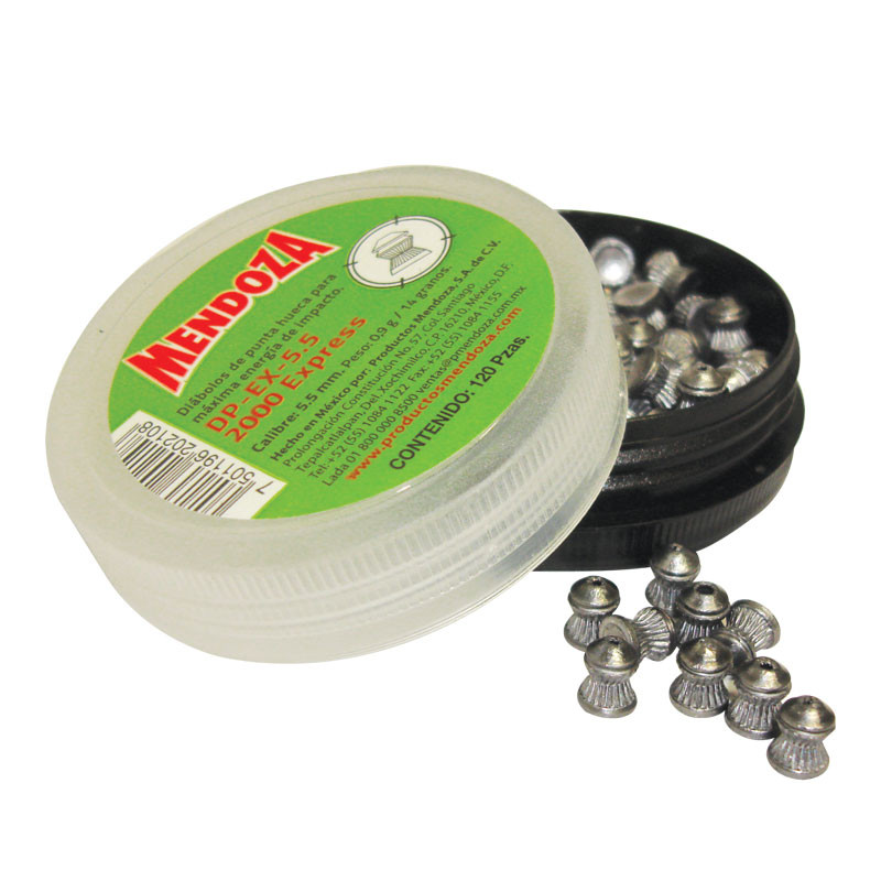 Diabolo Mendoza 2000 Express Calibre 5.5 120 Piezas