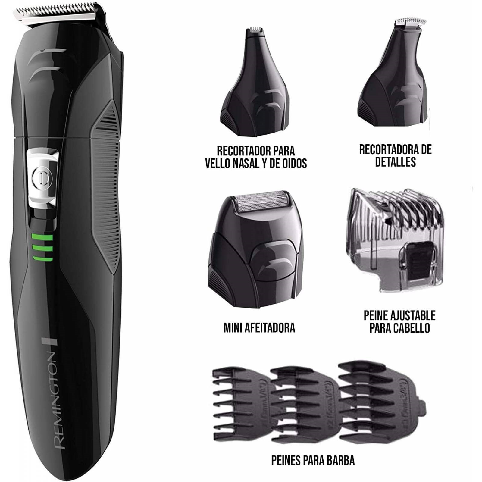 Cortadora Barba Bigote Remington Rasuradora Recargable PG6020B