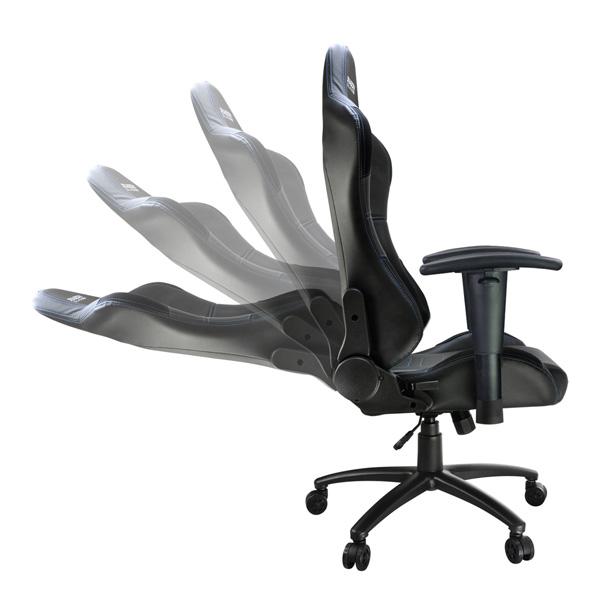 SILLA GAMER ERGONOMICA DRAGON XT, MODELO RACING COLOR NEGRO