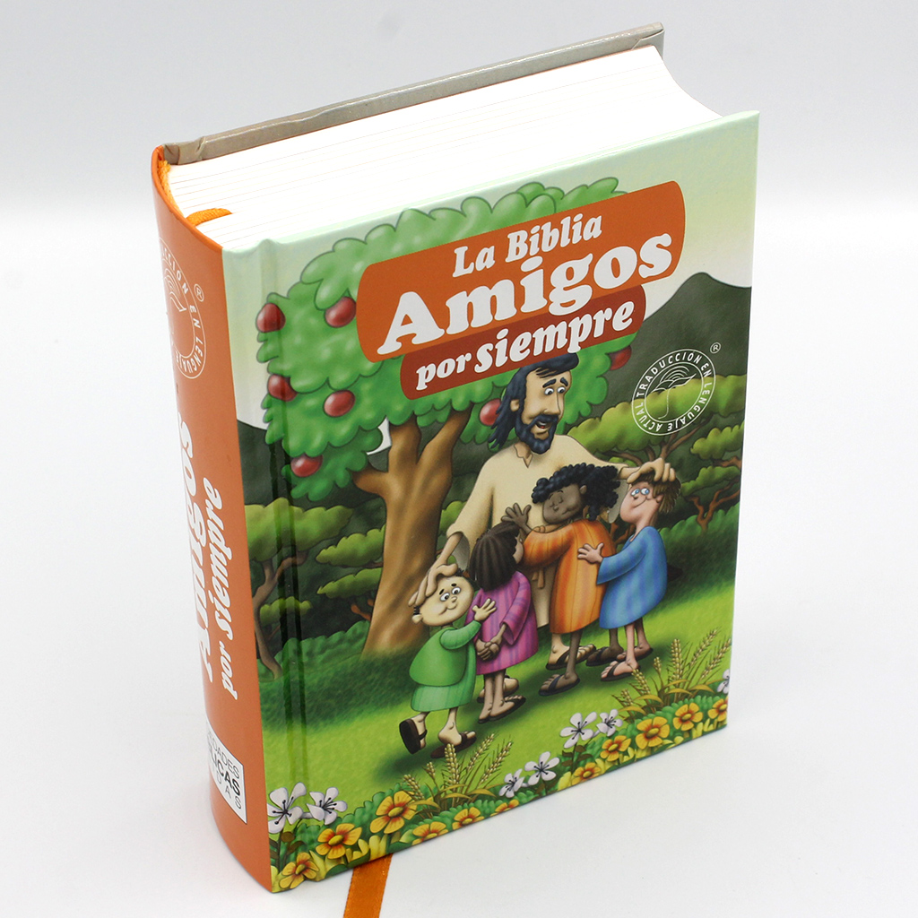 Biblia Para Niños Amigos Por Siempre Tla - Pasta Dura Naranja