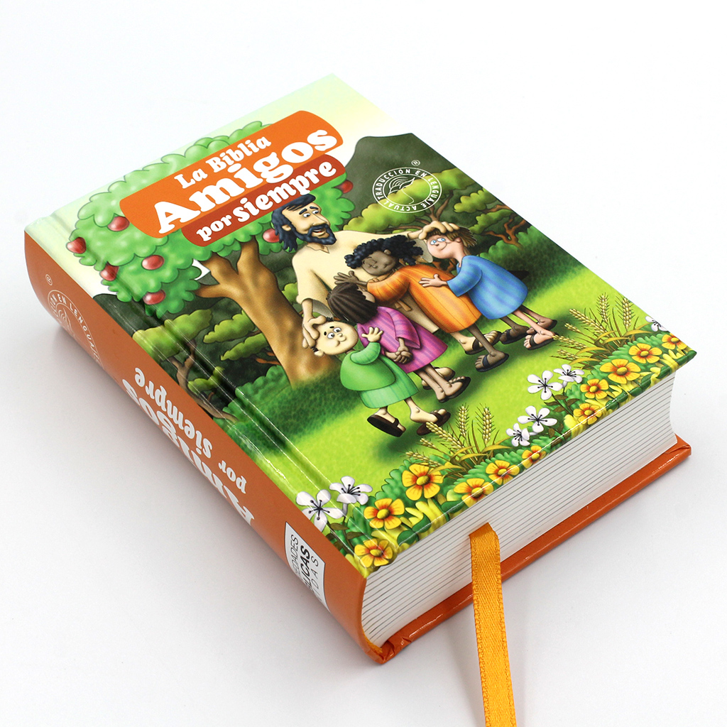 Biblia Para Niños Amigos Por Siempre Tla - Pasta Dura Naranja