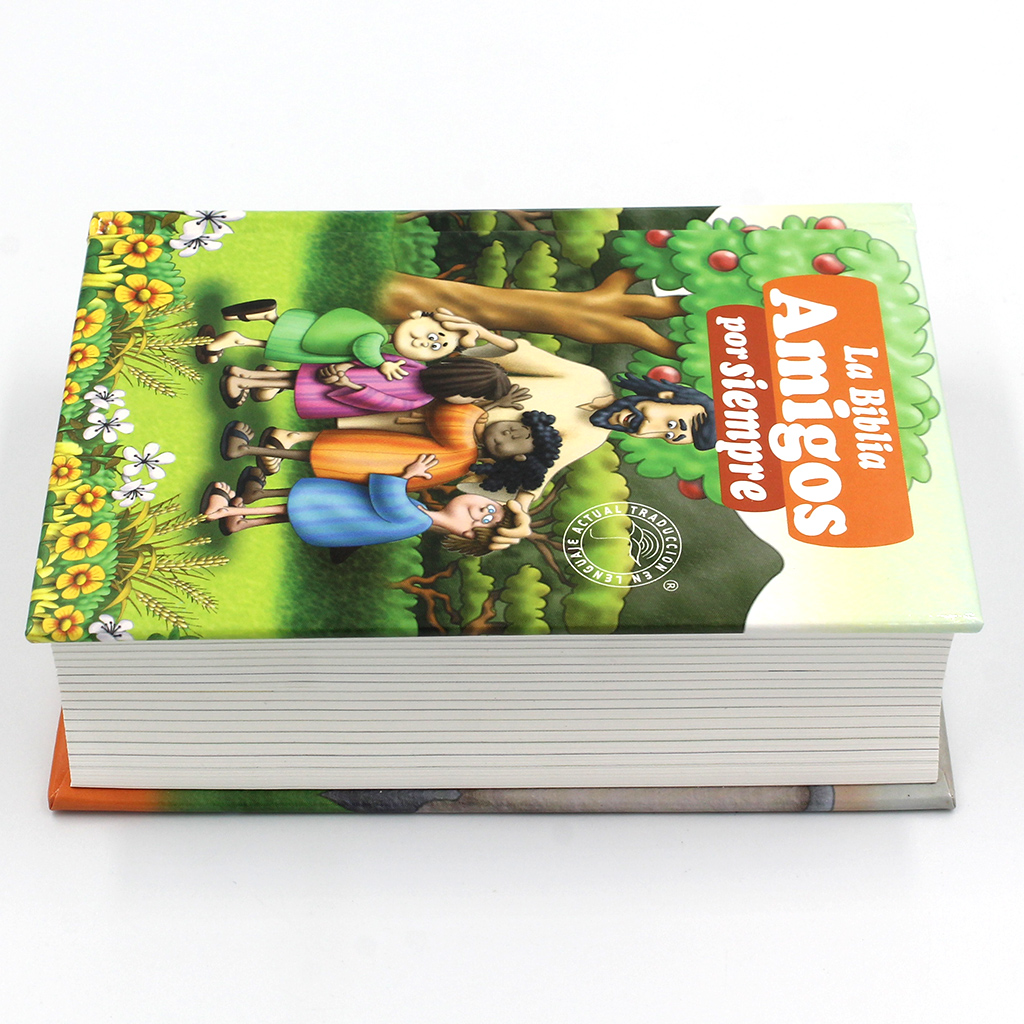 Biblia Para Niños Amigos Por Siempre Tla - Pasta Dura Naranja