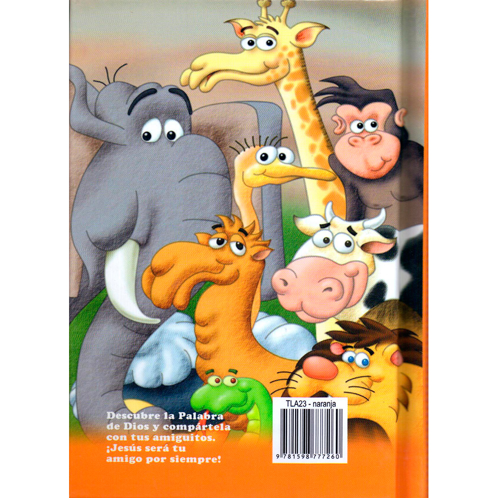 Biblia Para Niños Amigos Por Siempre Tla - Pasta Dura Naranja