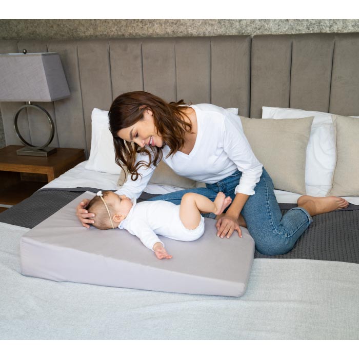 Colchón anti reflujo para bebé Gris