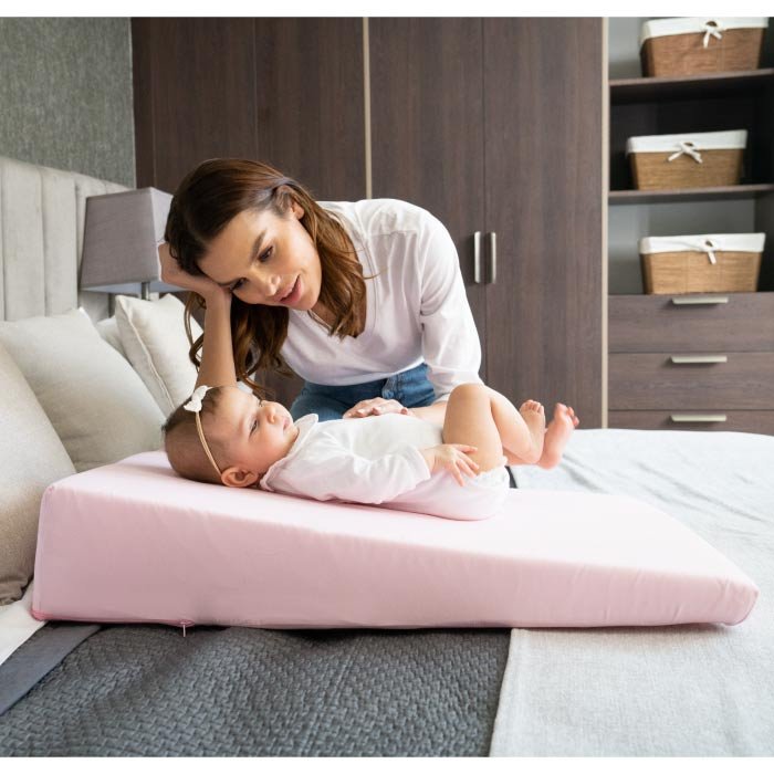 Colchón cambiador para bebé Rosa CHIQUI MUNDO Rosa; colchón cambiador;  ultrasuave
