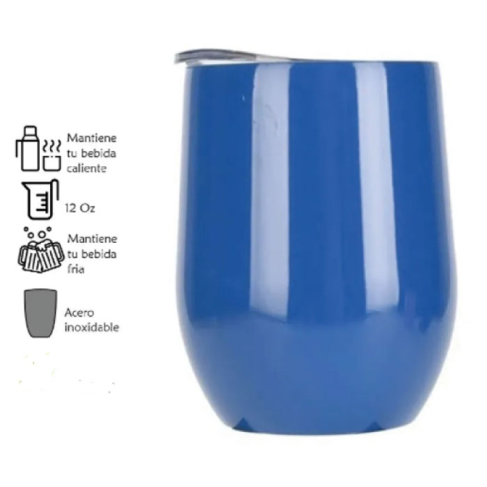 Vaso térmico 12 Oz liso