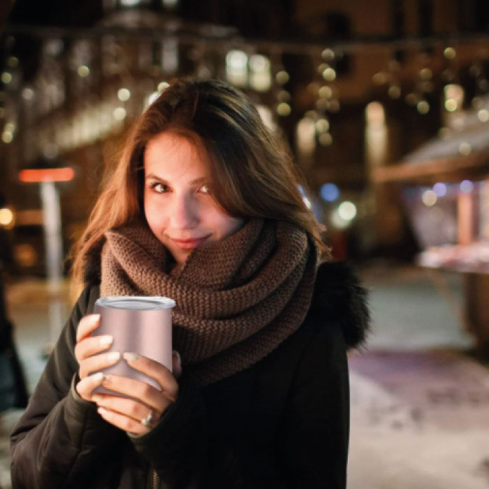 Vaso térmico 12 Oz liso