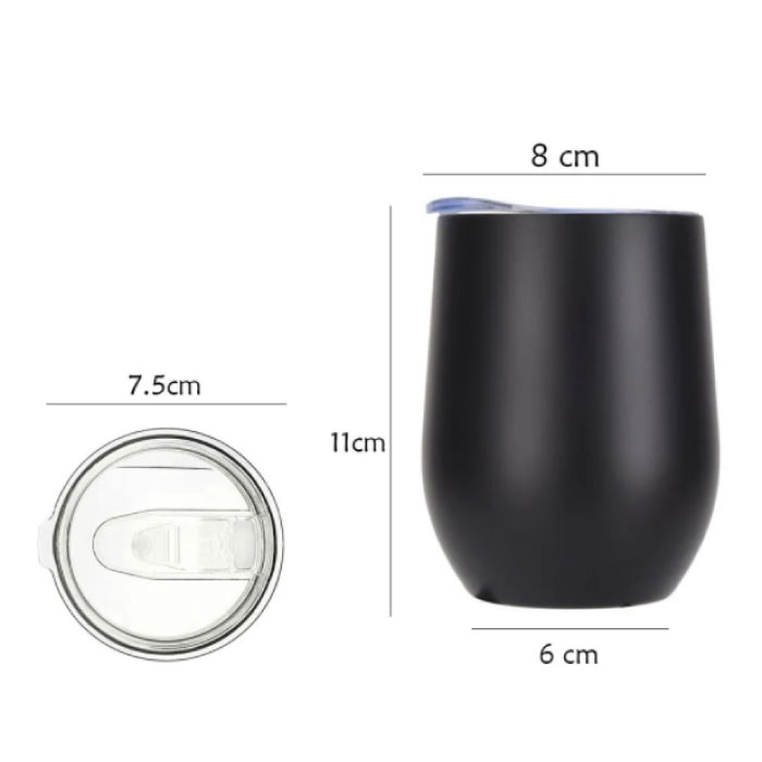 Vaso térmico 12 Oz liso