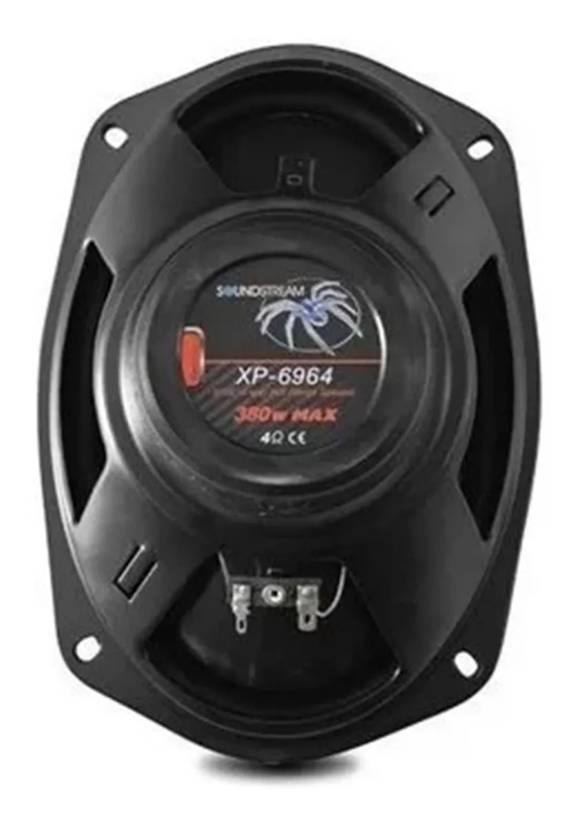 Bocinas 6x9 pulgadas SOUNDSTREAM XP-6964 4 VIAS 380 WATTS PARA AUTO
