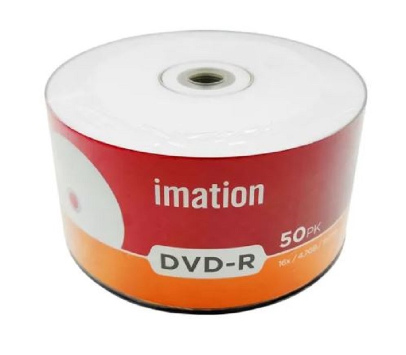 50 DVD-R IMATION IMPRIMIBLE 16X 4.7GB 