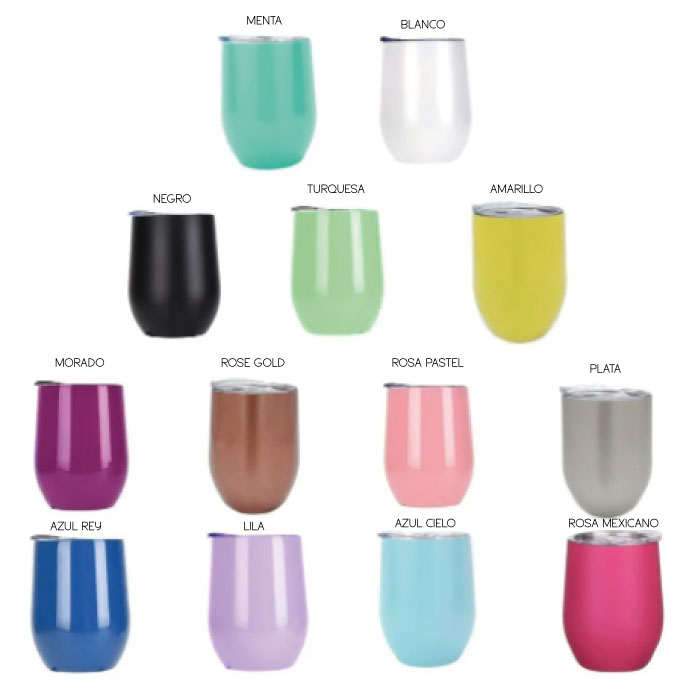 Vaso térmico 12 Oz liso