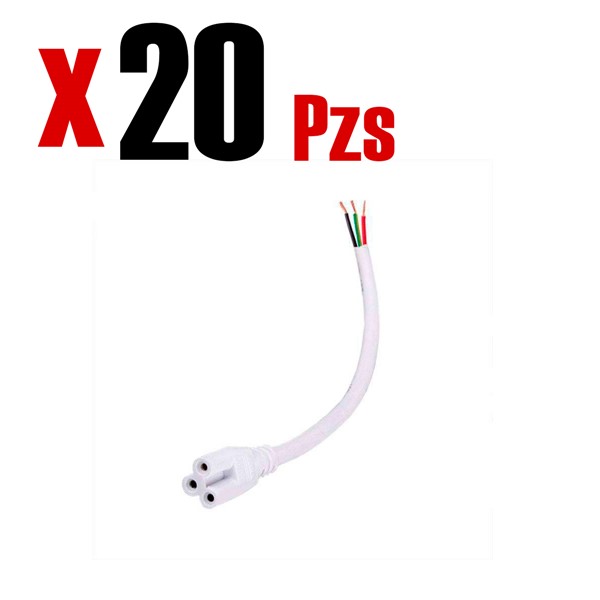 Accesorio Conector T8 Integrado 1m 20 Pza