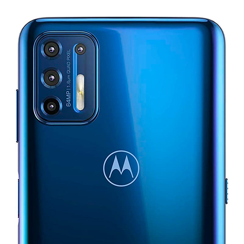 Celular Motorola Moto G9 Plus 4gb-128gb Azul + Power Bank + Audifonos