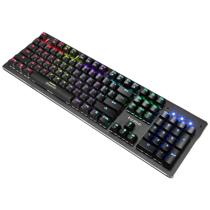 Teclado Mecánico Gamer Marvo KG909 Multimedia Iluminado USB